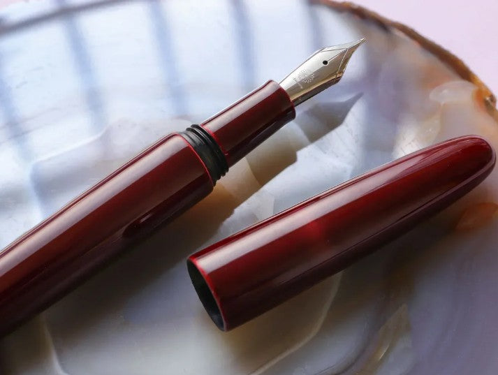 Wancher Dream Pen Aizu Urushi - Tamamushi-nuri - Red