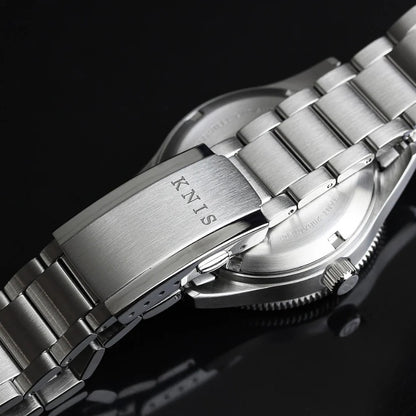 KNIS Meteorite GMT Automatic Diver 40 mm Black – Muonionalusta Meteorite