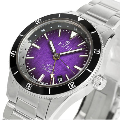 KNIS GMT Automatic Diver 40 mm Purple