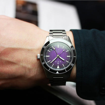 KNIS GMT Automatic Diver 40 mm Purple