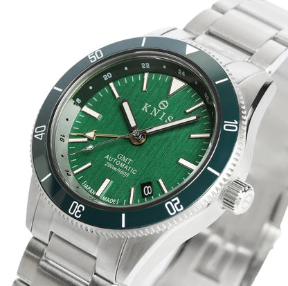 KNIS GMT Automatic Diver 40 mm Green