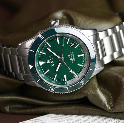 KNIS GMT Automatic Diver 40 mm Green