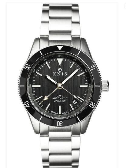 KNIS GMT Automatic Diver 40 mm Black