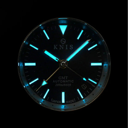 KNIS GMT Automatic Diver 40 mm Black