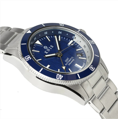 KNIS GMT Automatic Diver 40 mm Blue