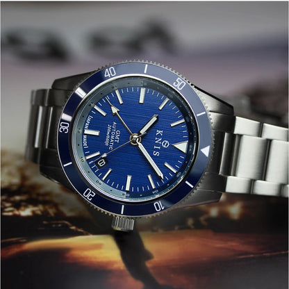 KNIS GMT Automatic Diver 40 mm Blue