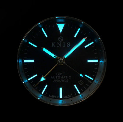 KNIS GMT Automatic Diver 40 mm Blue