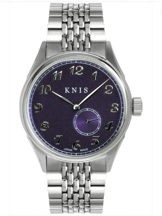 KNIS Automatik KODOU Small Seconds mit lila Zifferblatt 38 mm