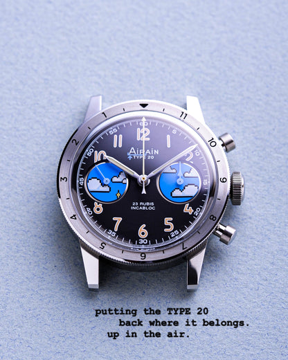 Airain Type 20 'UP IN THE AIR' – Flyback-Chronograph (Limited 88)