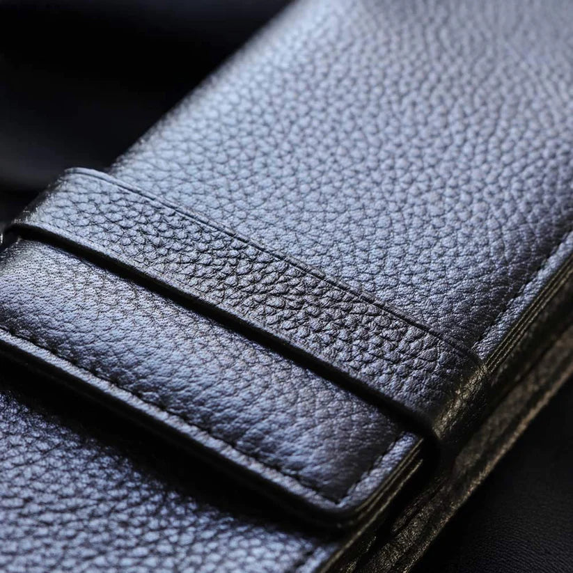 TERASAKI LEATHER PEN CASE – BLACK