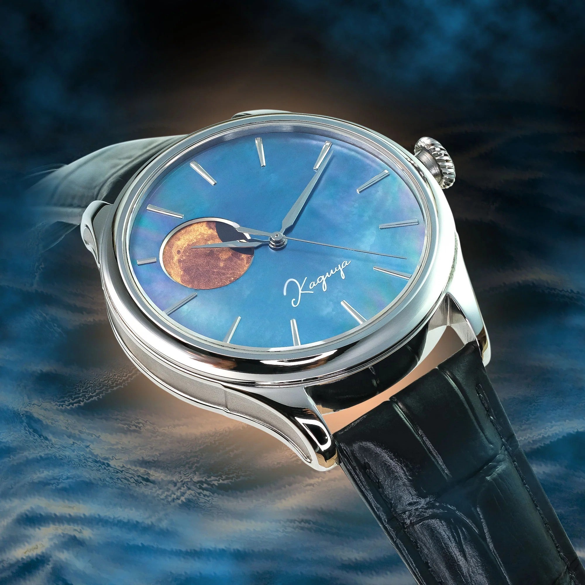 moonページ WANCHER Dream Moonphase Kaguya - MURASAKI BLUE Tsukimi – Japanese