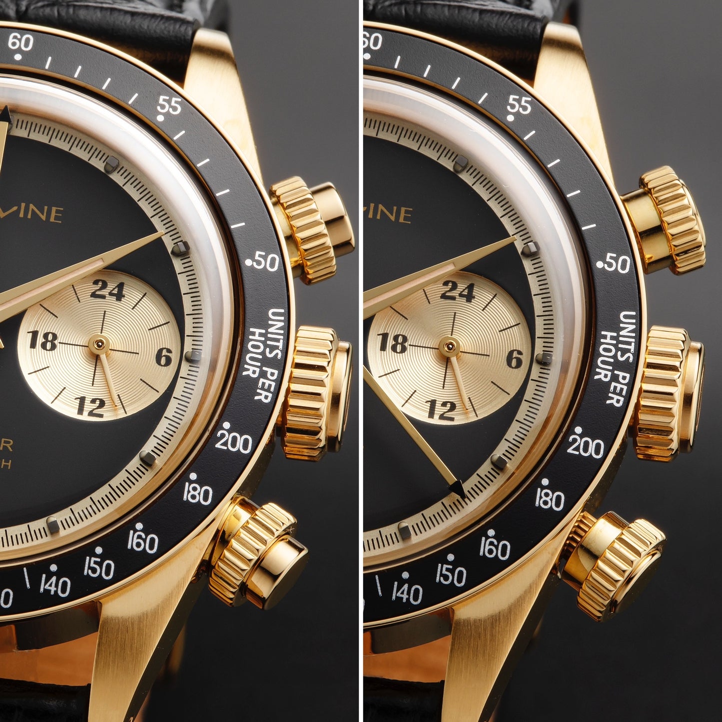 Outline 2 Register Chrono Series I TiCTAC 40th Anniversary (Sonderedition) - Set inkl. Lederarmband