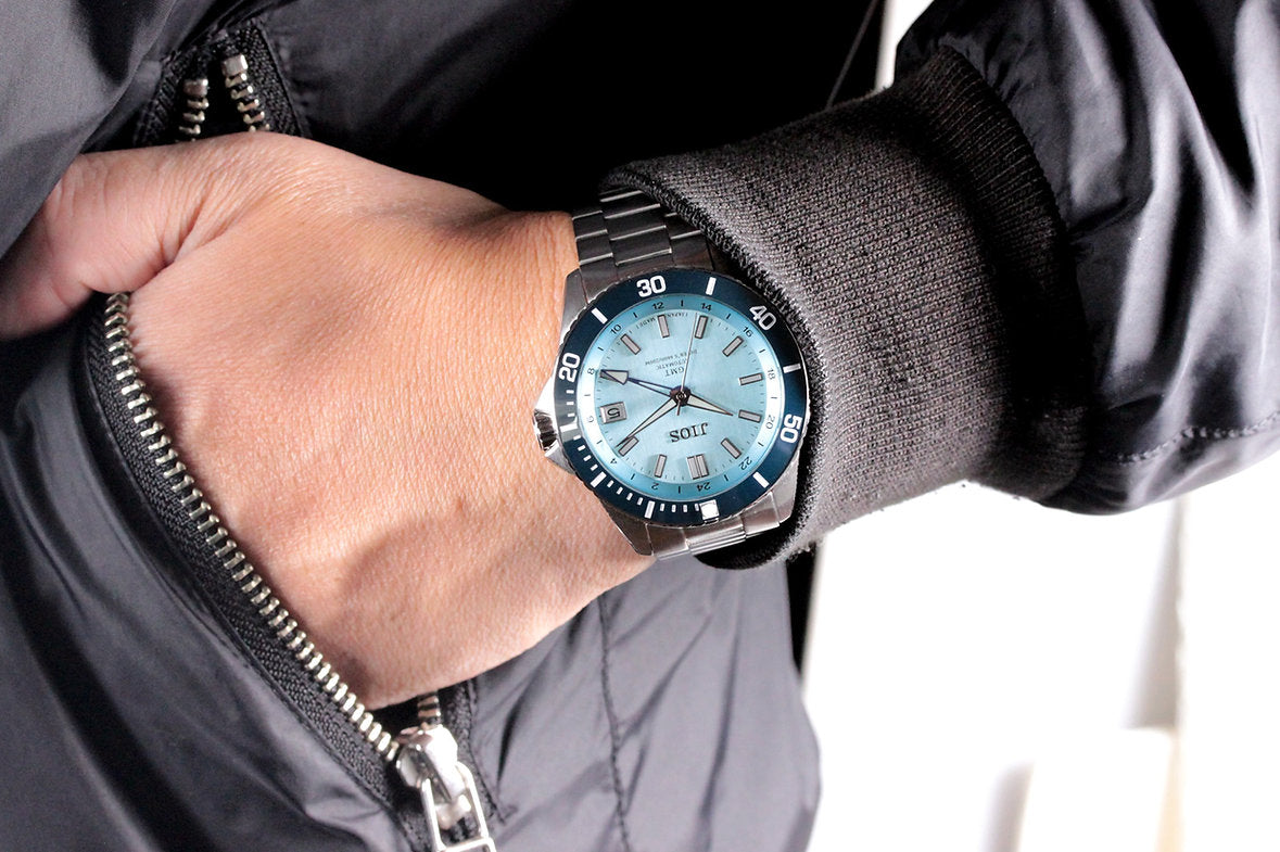 JIOS GMT Diver's 104 Lake Biwa Blue