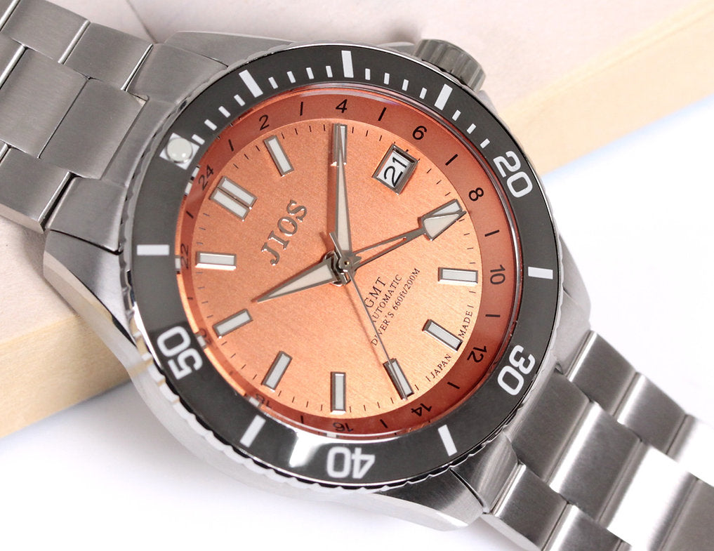 JIOS GMT Diver's 104 Biwa Trout / Truite