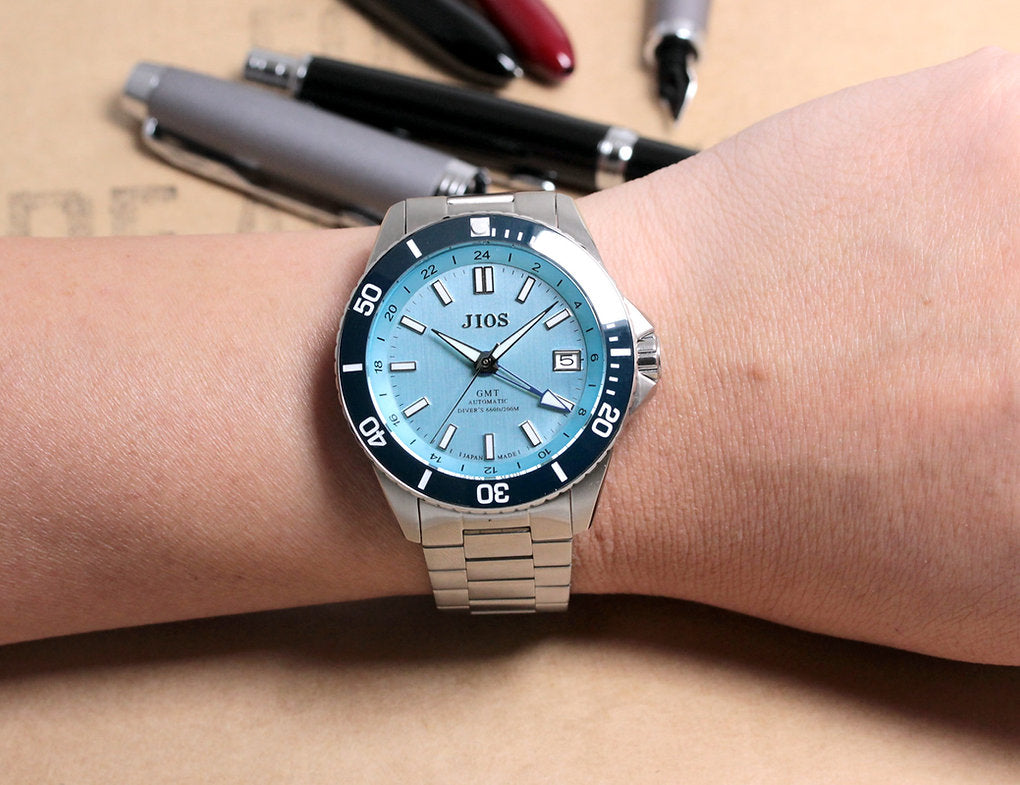 JIOS GMT Diver's 104 Lake Biwa Blue