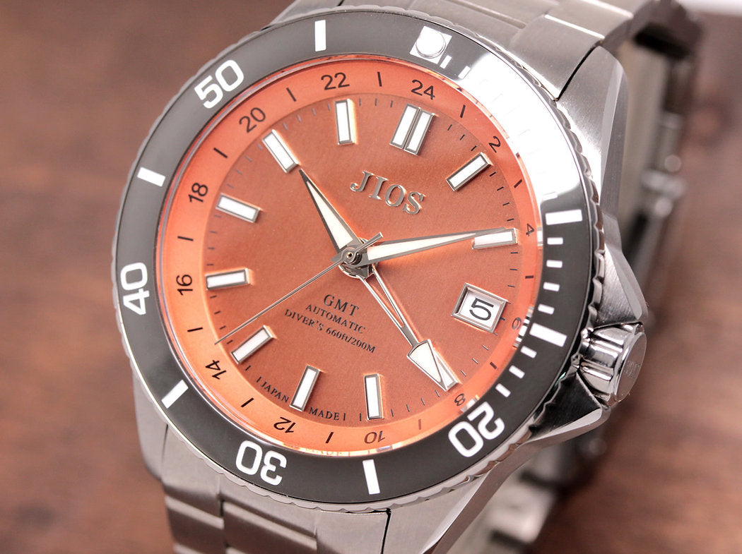 JIOS GMT Diver's 104 Biwa Trout / Truite