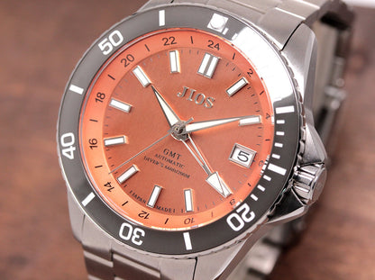 JIOS GMT Diver's 104 Biwa Trout / Truite