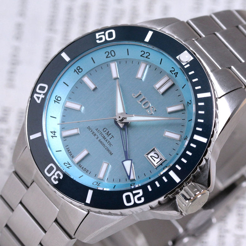 JIOS GMT Diver's 104 Lake Biwa Blue