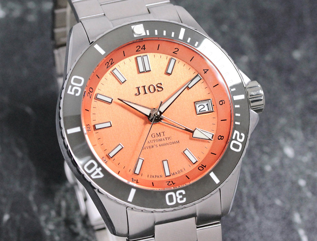 JIOS GMT Diver's 104 Biwa Trout / Truite