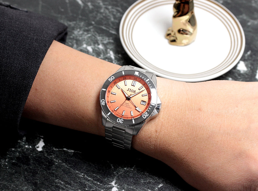 JIOS GMT Diver's 104 Biwa Trout / Truite