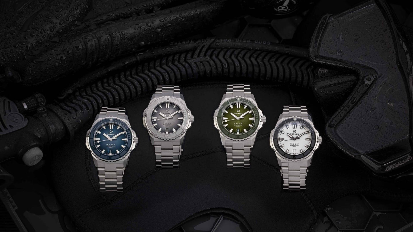 Formex REEF 39,5mm Automatik COSC 300M "Weiss"