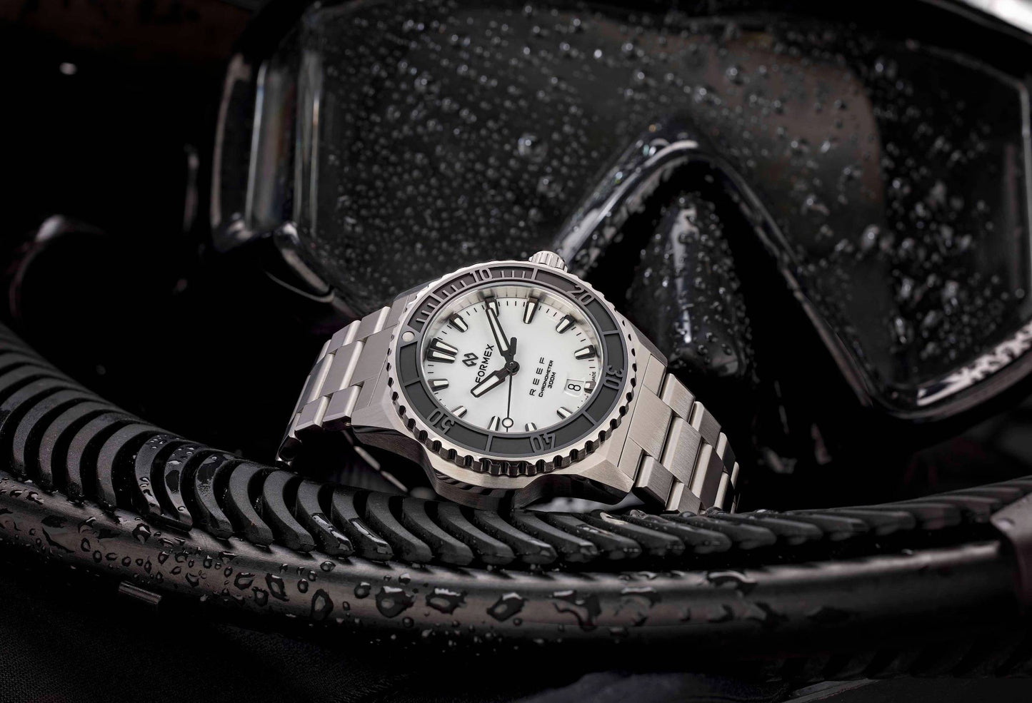 Formex REEF 39,5mm Automatik COSC 300M "Weiss"