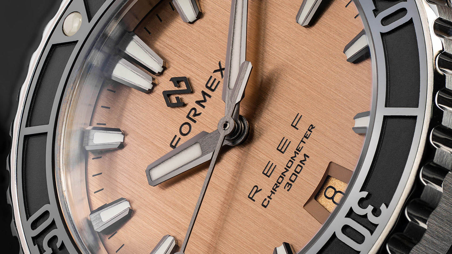 Formex REEF 39,5mm Automatik COSC 300M "Radiant Bronze"