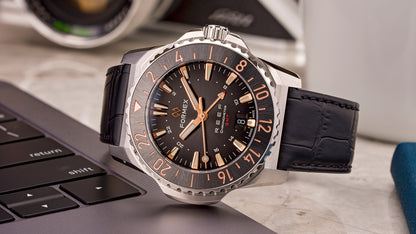 Formex REEF GMT Automatik COSC 300M "Schwarz/Vergoldet" 42mm