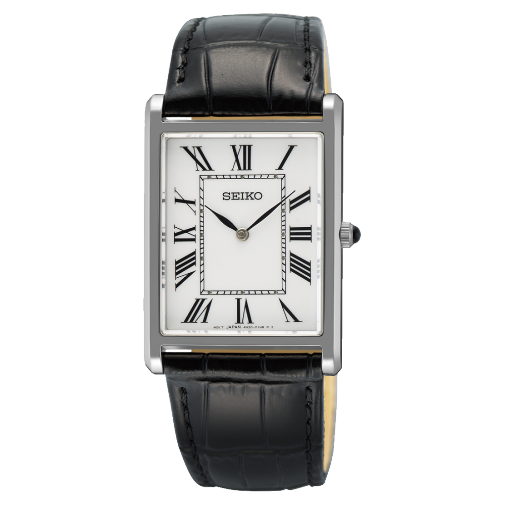 Seiko SWR103P1 – Klassik, rechteckig, zeitlos – NEUHEIT