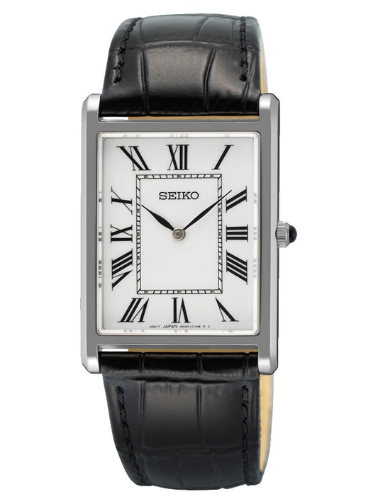 Seiko SWR103P1 – Klassik, rechteckig, zeitlos – NEUHEIT