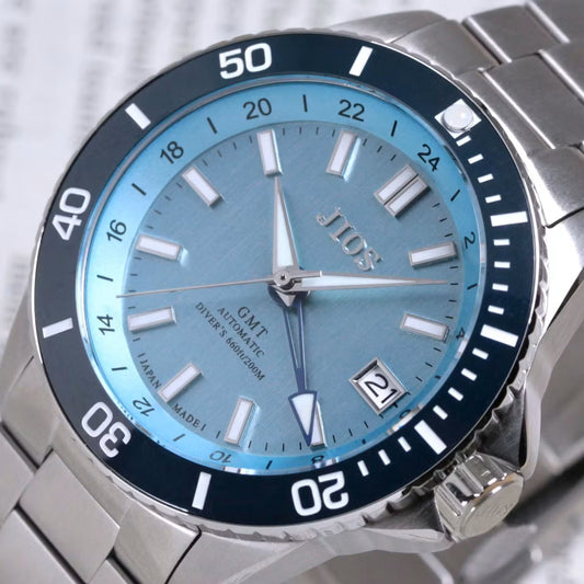 JIOS GMT Diver's 104 Lake Biwa Blue
