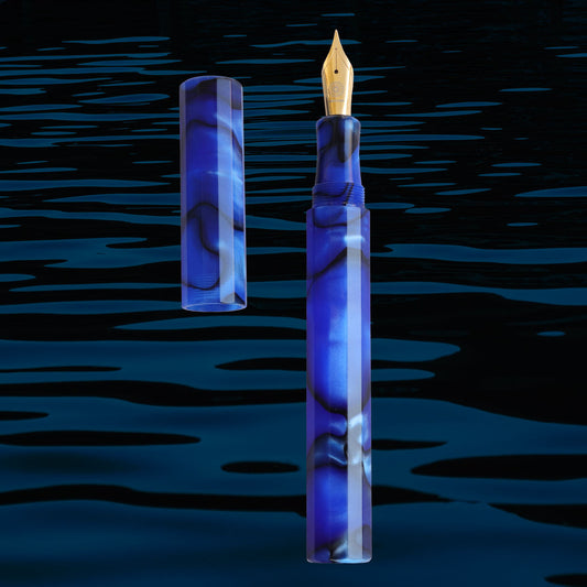 Wancher Kaleido Füllfederhalter Ultramarine (Souen)