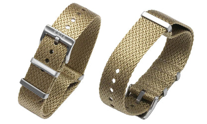 KNIS Nylon Strap "Shark Tooth" – Beige (20 mm)