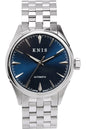 KNIS Automatic Sunray Dial Deep Blue 38 mm