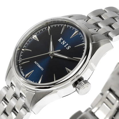 KNIS Automatic Sunray Dial Deep Blue 38 mm