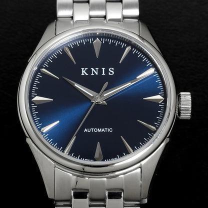 KNIS Automatic Sunray Dial Deep Blue 38 mm