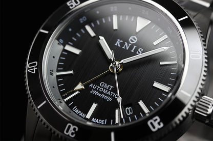 KNIS GMT Automatic Diver 40 mm Black