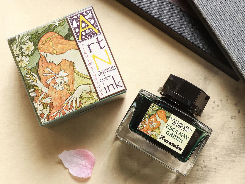 KURETAKE ART NOUVEAU COLOR INK – ZSOLNAY GREEN