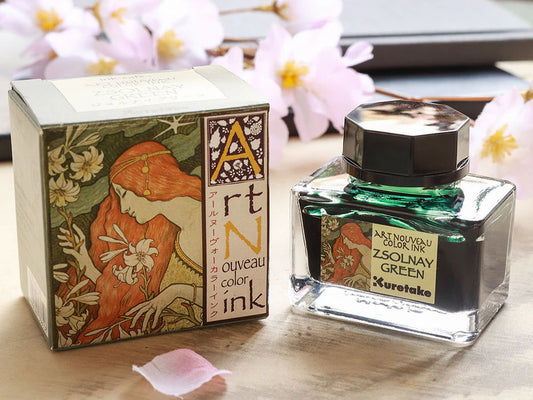 KURETAKE ART NOUVEAU COLOR INK – ZSOLNAY GREEN