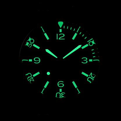 KUOE SOMBRERO 90-011, 38 mm, Gradation Linen Textured Dial, 20 BAR Wasserdicht