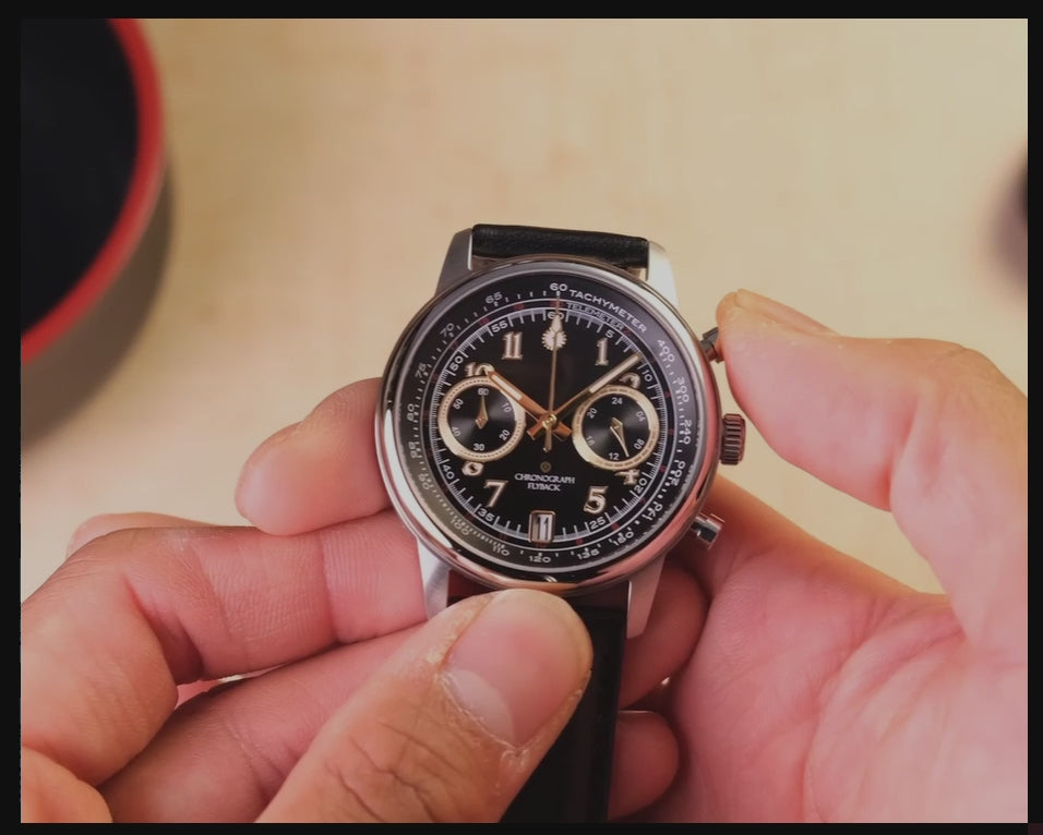 WANCHER Tenji Chronograph - 38mm – Japanese Microbrands - Mario Lenke
