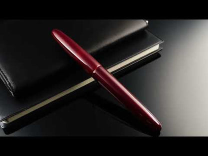 Wancher Dream Pen Aizu Urushi - Tamamushi-nuri - Red