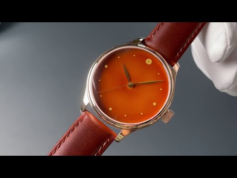 WANCHER Dream Watch - Echizen Urushi - Byakudan-nuri Amber