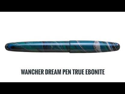 Wancher Dream Pen True Ebonite - Marble Green