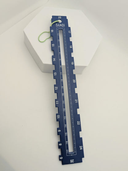BAMBI MHJ001 Tape Measure Gauge – Caliper for Lug Width and Clasp Width 6–26 mm | Made in Japan