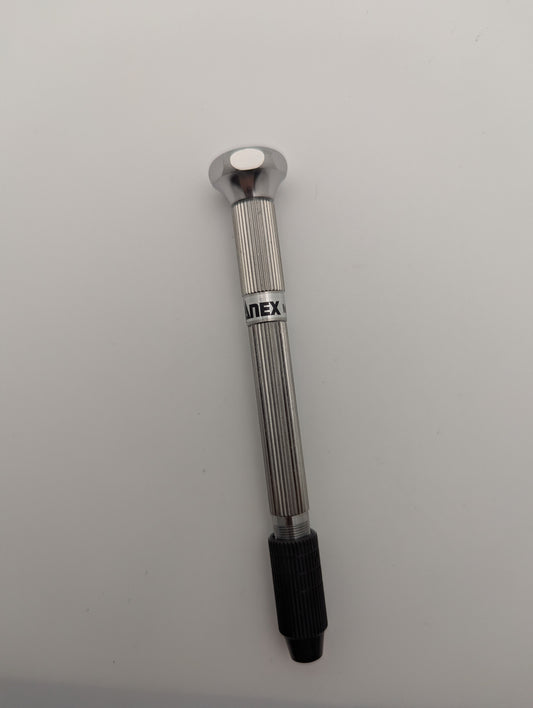 ANEX No.98-ST Stiftenklöbchen (Pinvise) 0,1–3,2 mm, kräftige Ausführung mit Spannzangen-Depot | Made in Japan (Tsubame-Sanjo)