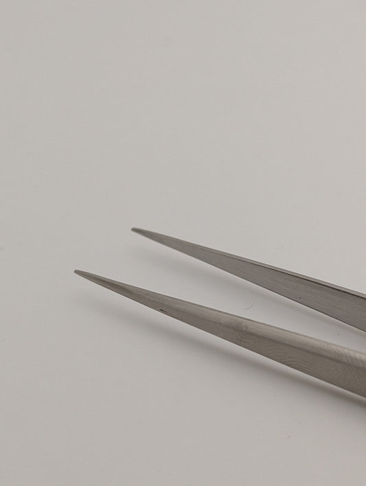 ANEX No.206 Präzisionspinzette 140 mm, extra feine lange Spitze – Edelstahl SUS304 | Made in Japan (Tsubame-Sanjo)