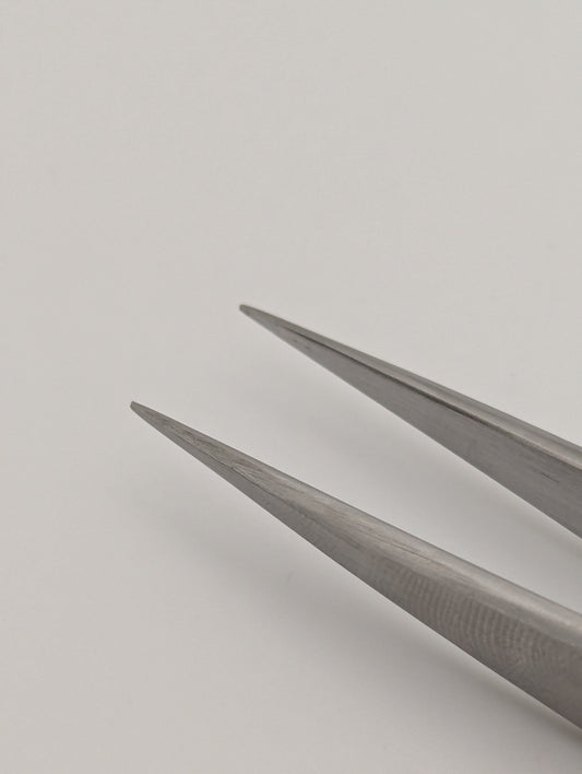 ANEX No.210 Power Tweezers 120 mm, SUS410 Hardened Steel with Grip Zone | Made in Japan (Tsubame-Sanjo)