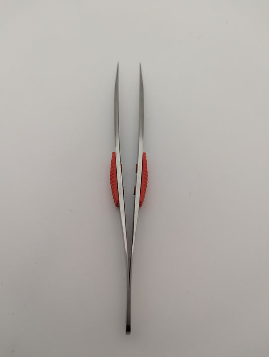 ANEX No.210 Power Tweezers 120 mm, SUS410 Hardened Steel with Grip Zone | Made in Japan (Tsubame-Sanjo)