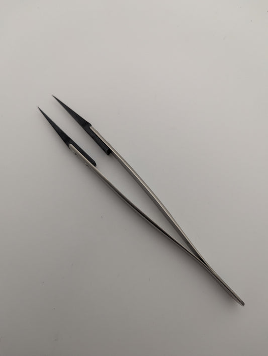 ENGINEER PTZ-45 ESD Precision Tweezers 130 mm, Fine Tip – Antistatic | Made in Japan